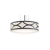 AFX Lake 20" Wide LED Suspension Pendant Black / White