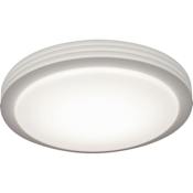 AFX Lenox Single Light 23" Wide Integrated LED Flush Mount Bowl Ceiling Fixture White