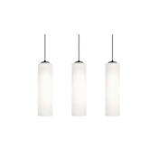 AFX Leo 3 Light 36" Wide Multi Light Pendant Black