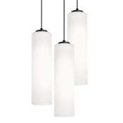 AFX Leo 3 Light 18" Wide Multi Light Pendant Black