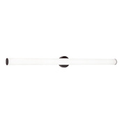 AFX Leia 48" Wide LED Vanity Bath Bar Black