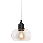 AFX Laney 7" Wide Mini Pendant Black