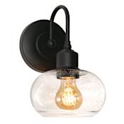 AFX Laney 10" Tall Bathroom Sconce Black