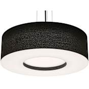 AFX Montclair 30" Wide LED Pendant Black / White