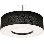 AFX Montclair 30" Wide LED Pendant Satin Nickel / Black / White