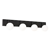 AFX Metropolitan 4 Light 38" Wide LED Bath Bar Black