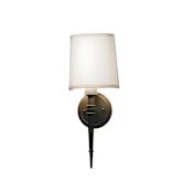 AFX Montrose 18" Tall ADA LED Bathroom Sconce with Fabric and Acrylic Shade Oil-Rubbed Bronze