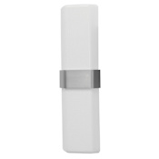AFX Naples 2 Light 16" Tall Integrated LED Bathroom Sconce Satin Nickel
