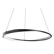 AFX Oberon 32" Wide LED Abstract Pendant Black