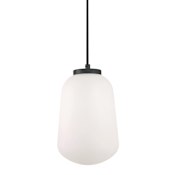 AFX Olivia 7" Wide LED Mini Pendant Black