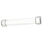 AFX Pacific 36" Wide Bath Bar Satin Nickel / White