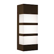 AFX State 12" Tall LED Outdoor Wall Sconce Bronze