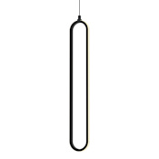AFX Sienna 23" Tall LED Mini Pendant Black / White