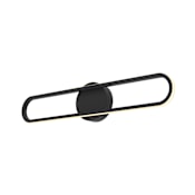 AFX Sienna 23" Wide LED Bath Bar Black / White