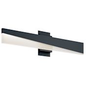AFX Slant 3" Wide LED Bath Bar Black
