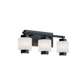 AFX Sydney 3 Light 7" Wide LED Vanity Light Black