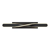 AFX Twist 24" Wide LED Bath Bar Black