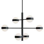 AFX Verona 30" Wide Pendant Black
