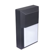 AFX Walton 8" Tall LED Outdoor Wall Sconce Black