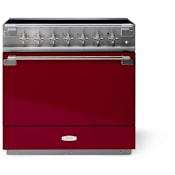 AGA Elise Series 36 Inch Wide 4.5 Cu. Ft. Free Standing Induction Range Cranberry