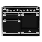 AGA Elise Series 48 Inch Wide 6 Cu. Ft. Slide In Induction Range Gloss Black