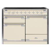 AGA Elise Series 48 Inch Wide 6 Cu. Ft. Slide In Induction Range Ivory