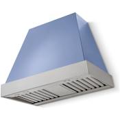 AGA Euclid Series 600 CFM 36 Inch Wide Wall Mounted Range Hood Carnaby Blue