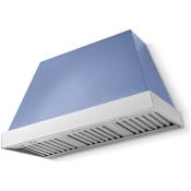 AGA Euclid Series 1,200 CFM 48 Inch Wide Wall Mounted Range Hood with Mounting Bars Carnaby Blue