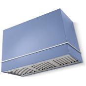 AGA Loge Series 1,200 CFM 48 Inch Wide Wall Mounted Range Hood with Mounting Bars Carnaby Blue
