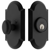Ageless Iron Vault Solid Cast Iron Single Cylinder Keyed Entry Deadbolt from the Vault Collection with 2-3/4" Backset Black Iron