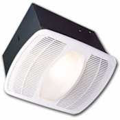 Air King Deluxe 100 CFM 2.5 Sone Ceiling Mounted Bath Fan White