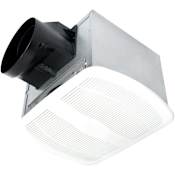 Air King 78 - 100 CFM 1 Sone Ceiling Mounted Energy Star Certified Bath Fan with Humidity Sensor White