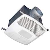 Air King 130 CFM 0.6 Sones Ceiling Mounted LED Lit Humidity Sensing Exhaust Fan Boost Function and Dual Speed Settings White