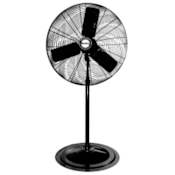 Air King 30" 7400 CFM 3-Speed Industrial Grade Oscillating Pedestal Mount Fan with Adjustable Height na