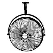 Air King 20" 3670 CFM 3-Speed Industrial Grade Ceiling Mount Fan na