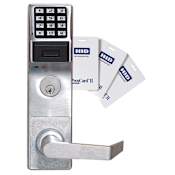 Alarm Lock Trilogy T3 2000-User Weatherproof Proximity Only Classroom Mortise Lock Leverset Satin Chrome