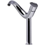 ALFI brand Wave 1.2 GPM Single Hole Extended Bathroom Faucet Polished Chrome