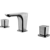 ALFI brand 1.2 GPM Widespread Bathroom Faucet - Less Drain Assembly Brushed Nickel