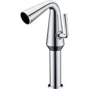 ALFI brand Single Hole Waterfall Bathroom Faucet with Single Handle and Cone Spout Polished Chrome