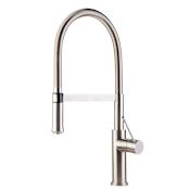 ALFI brand 1.8 GPM Pre-Rinse Pull-Out Spray Kitchen Faucet Brushed Stainless Steel