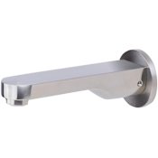 ALFI brand Wall Mounted Tub Filler Bathroom Spout Brushed Nickel