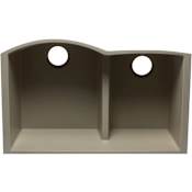 ALFI brand Alfi Trade 33" Undermount Double Basin Granite Composite Kitchen Sink Biscuit