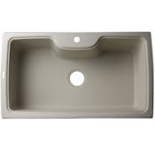ALFI brand Alfi Trade 34-5/8" Drop In Single Basin Granite Composite Kitchen Sink Biscuit