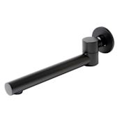ALFI brand 9" Tub Spout with Swivel Connection Black Matte