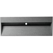 ALFI brand 48" Rectangular Concrete Semi-Recessed Bathroom Ramp Sink Concrete