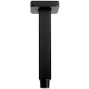 ALFI brand 5-7/8" Wide Squared Shower Arm Black Matte