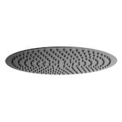 ALFI brand 1.8 GPM Single Function Round Rain Shower Head - 16" Black Matte