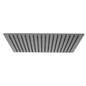 ALFI brand 1.8 GPM Single Function Square Rain Shower Head - 16" Black Matte