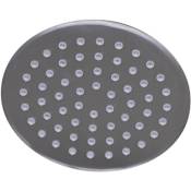 ALFI brand 8" Stainless Steel Round Ultra Thin Rain Shower Head Brushed Stainless Steel