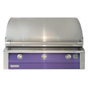 Alfresco 89,200 BTU 42 Inch Wide Liquid Propane Built-In Grill with Intelli-Temp Blue Lilac